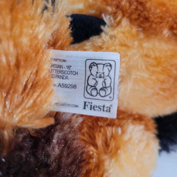 Lot 3 Long Tail Plush Cat and Red Panda Stuffed Animals 16" Multicolor Plushie - Picture 13 of 16